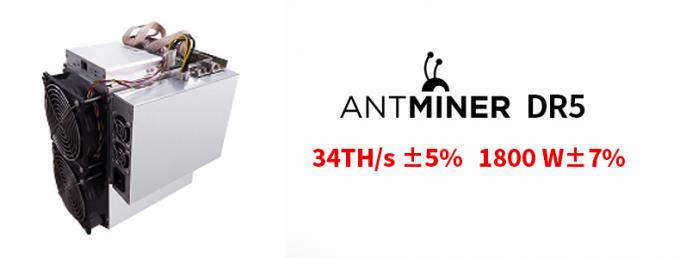 De Populairste Dcr-Mijnwerker Machine van Antminer Dr5 van de Muntstukmijnbouw voor Bevordering