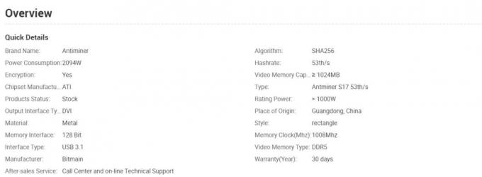 De Machines17 PRObtc Mijnwerker Bitcoin Miner van de Antminers17 PRO53th/s 56t 59t Mijnbouw