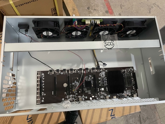 De Mijnbouw Rig Machine AMD A68 8 Gpu-Mijnbouw Rig Frame SSD 128G van BTC ETH GPU