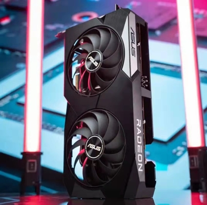 AMD MET 128 BITS RADEON RX 6600 XT ASUS DUBBELE RX6600XT O8G 8GB