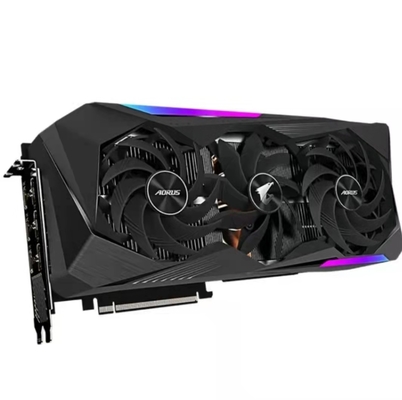 Drie Ventilatorsgigabyte Grafiekkaarten 8GB Drie Meester 3070 Ti van Ventilatorsaorus met 256 bits