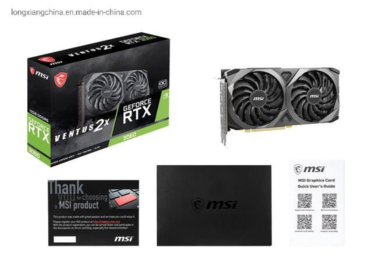 De Grafiekkaart 319x140x70MM van MSI niet Lhr Rtx 3060ti 8g Gddr6