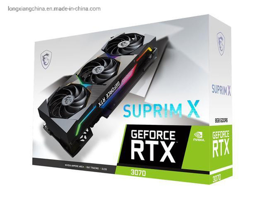 Geforce met 256 bits Rtx 3070 3080 Witte 8GB Gddr6 Pcie 4,0 V2 HDMI 2,1